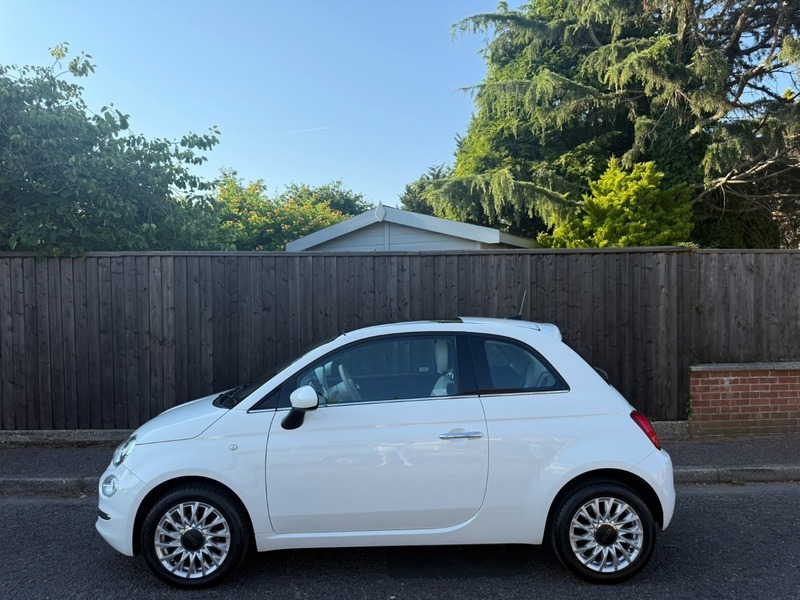 Fiat 500 Lounge White #5