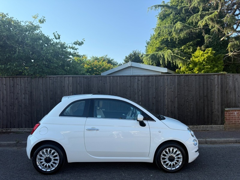 Fiat 500 Lounge White #2