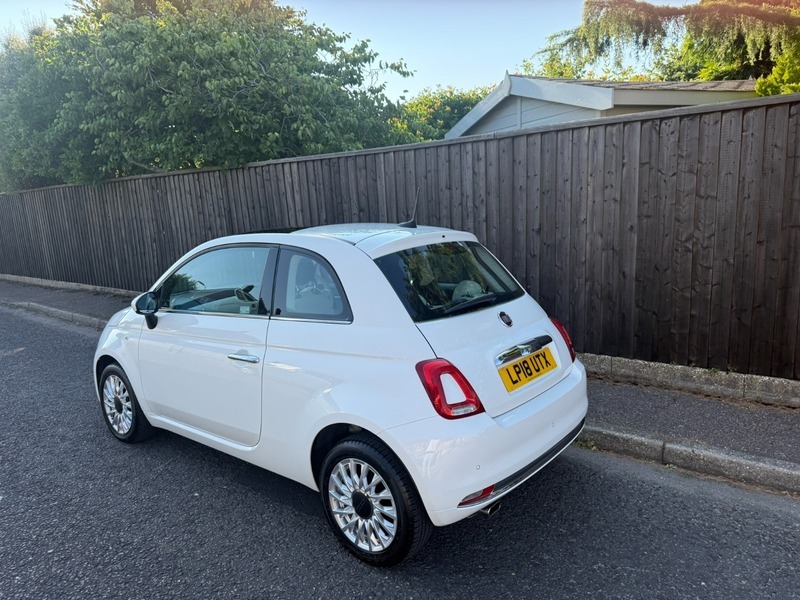 Fiat 500 Lounge White #6