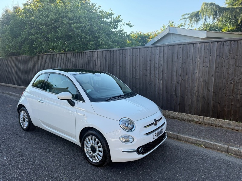 Fiat 500 Lounge White #4