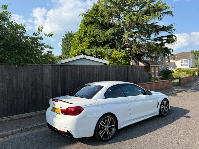 BMW 4 Series 420D M Sport White #6