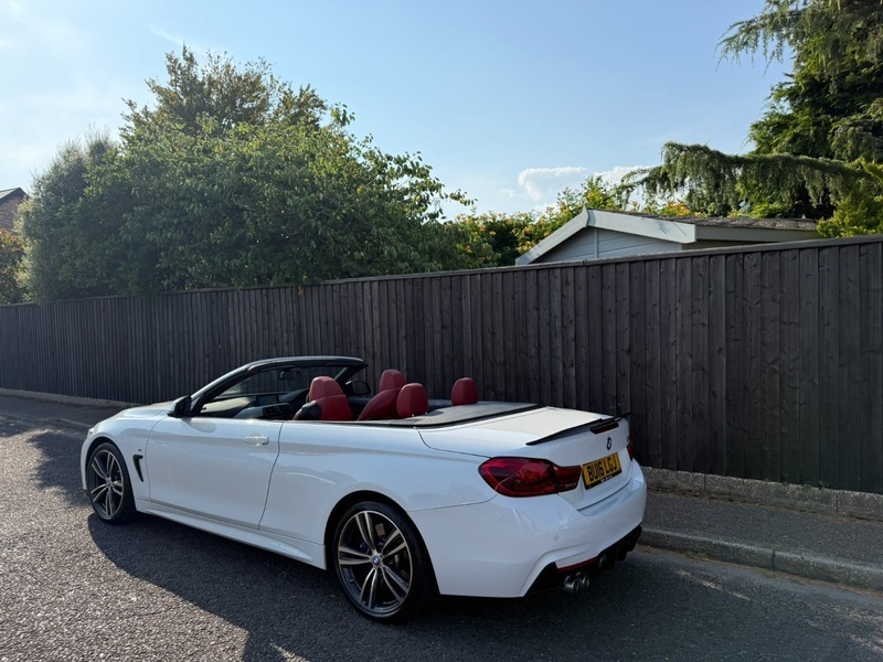 BMW 4 Series 420D M Sport White #3
