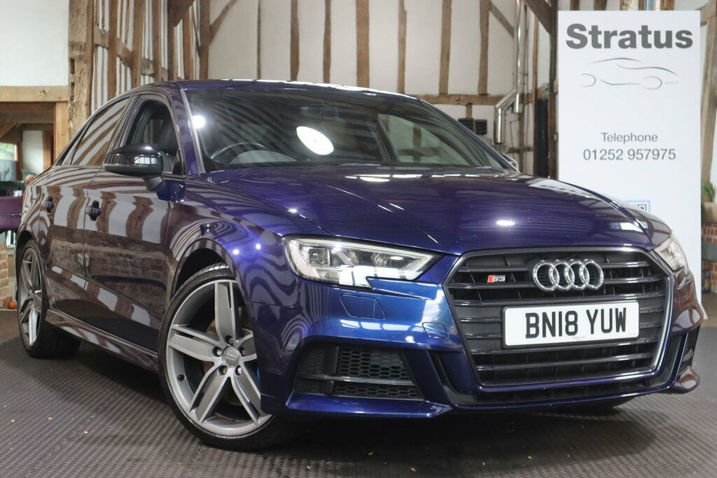 Audi S3 2.0 Tfsi Black Edition S Tronic Quattro Euro 6 S Blue