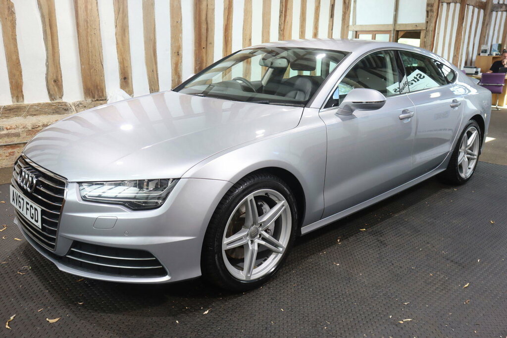 Audi A7 3.0 Tdi V6 Se Executive Sportback S Tronic Quattro Silver #3