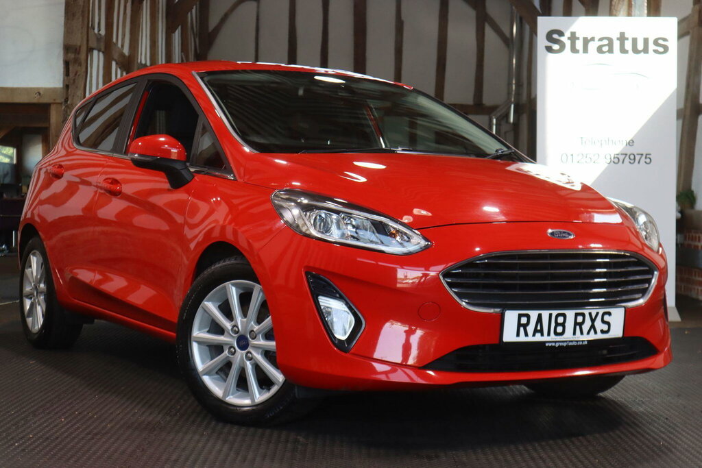 Ford Fiesta 1.0T Ecoboost Titanium Euro 6 S S Red