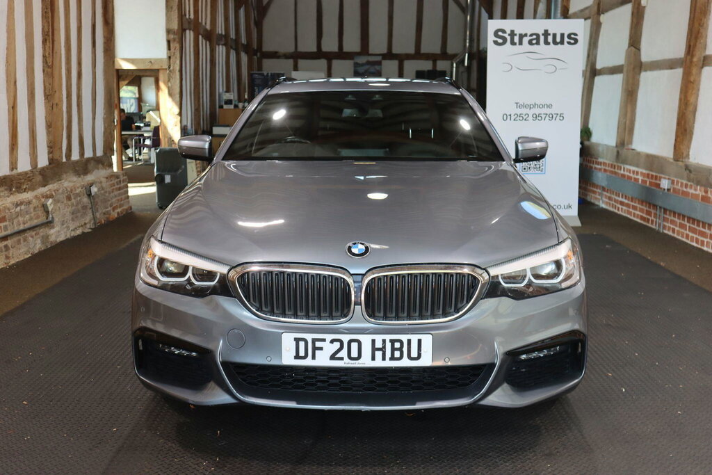 BMW 5 Series 2.0 520D Mht M Sport Touring Euro 6 S S Blue #2