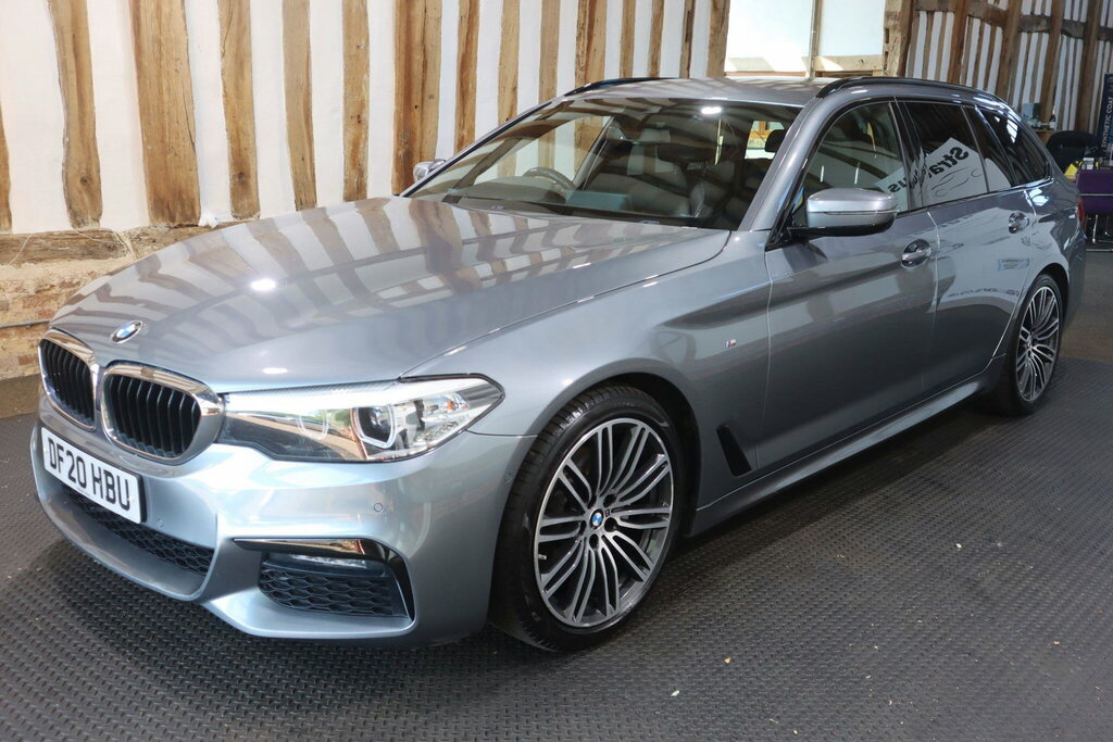 BMW 5 Series 2.0 520D Mht M Sport Touring Euro 6 S S Blue #3