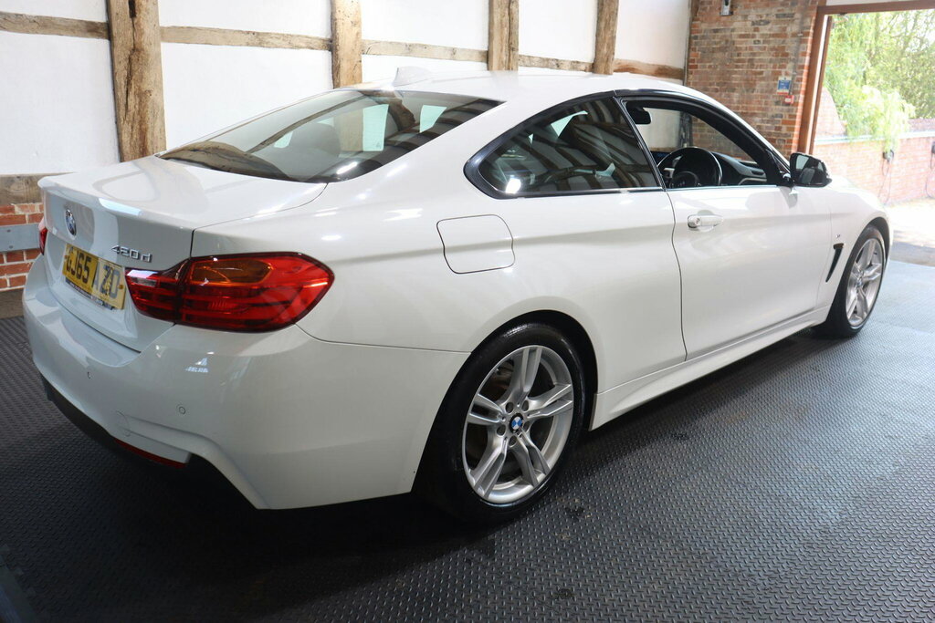 BMW 4 Series 2.0 420D M Sport Euro 6 S S GJ65AZO White #6