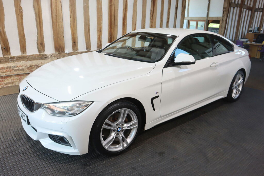 BMW 4 Series 2.0 420D M Sport Euro 6 S S GJ65AZO White #3