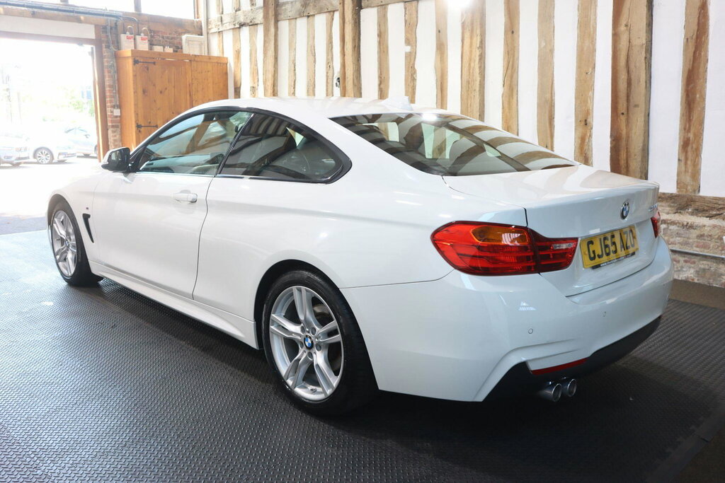 BMW 4 Series 2.0 420D M Sport Euro 6 S S GJ65AZO White #4