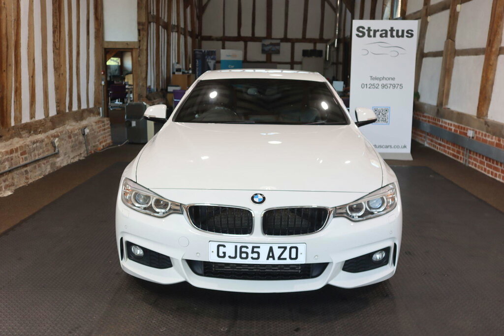 BMW 4 Series 2.0 420D M Sport Euro 6 S S GJ65AZO White #2