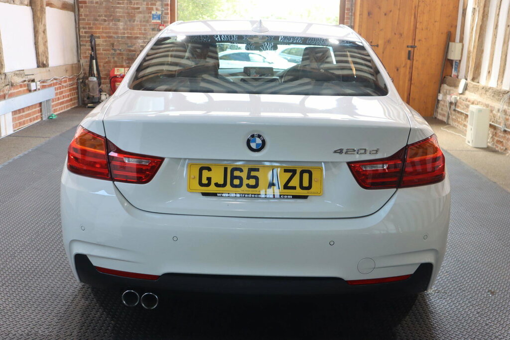BMW 4 Series 2.0 420D M Sport Euro 6 S S GJ65AZO White #5
