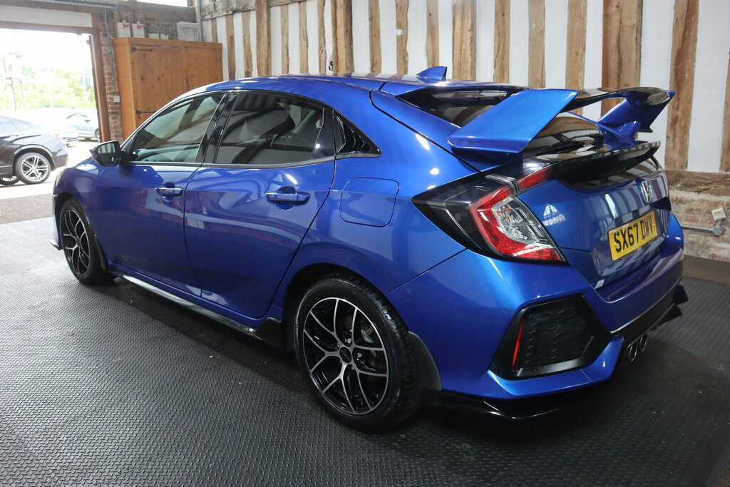 Honda Civic 1.5 Vtec Turbo Sport Euro 6 S S Blue #4
