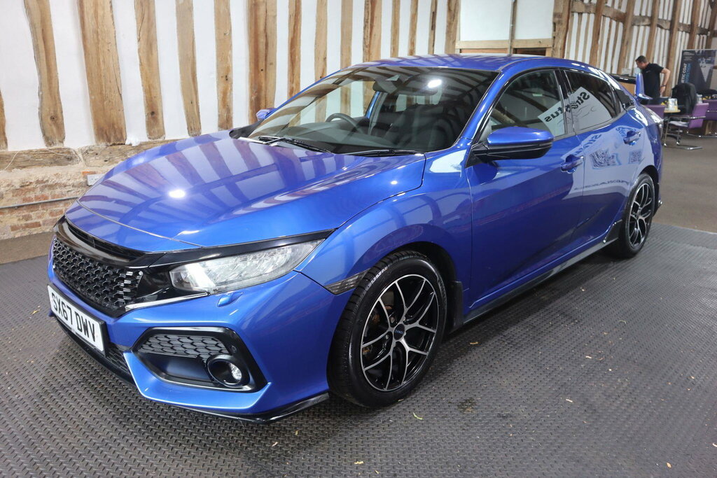 Honda Civic 1.5 Vtec Turbo Sport Euro 6 S S Blue #3