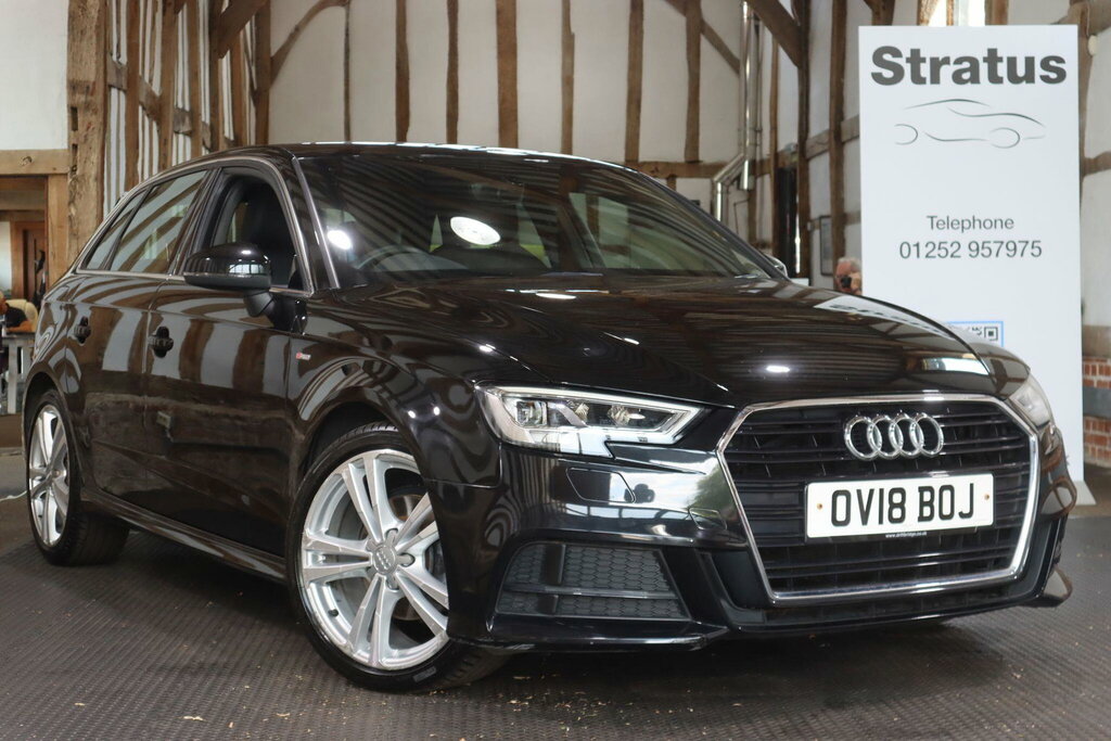 Audi A3 2.0 Tdi S Line Sportback Euro 6 S S Black