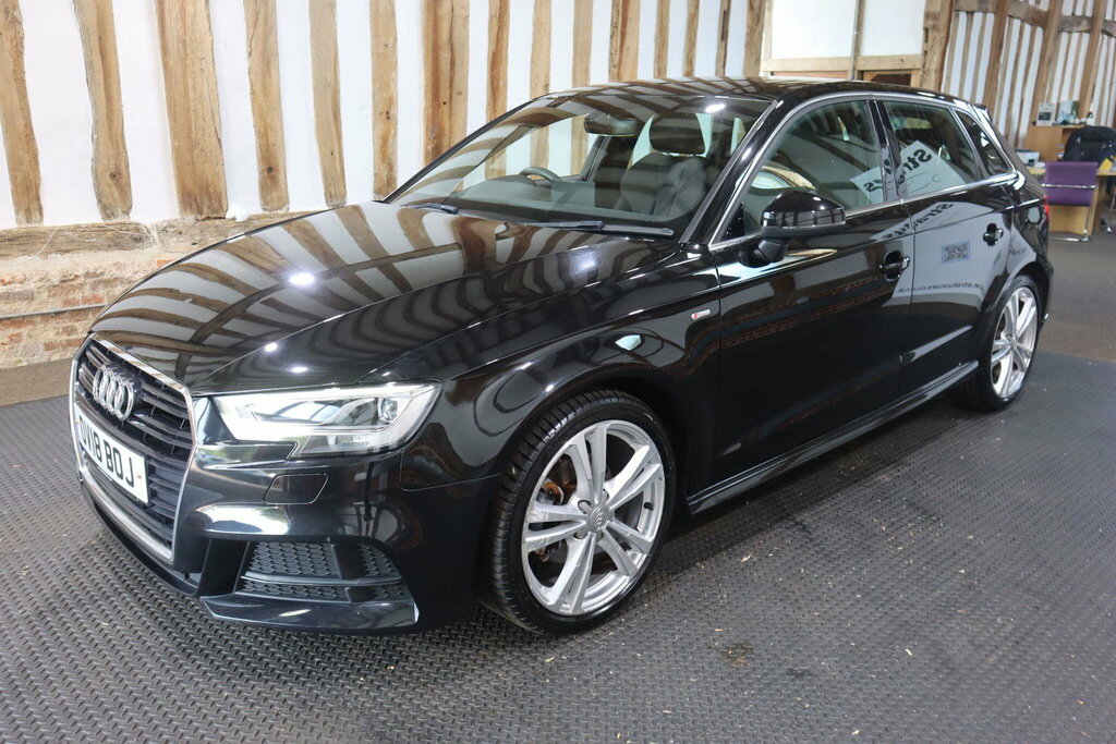 Audi A3 2.0 Tdi S Line Sportback Euro 6 S S Black #3