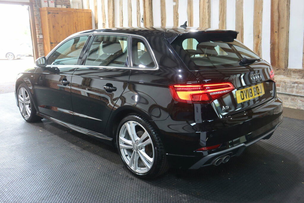 Audi A3 2.0 Tdi S Line Sportback Euro 6 S S Black #4