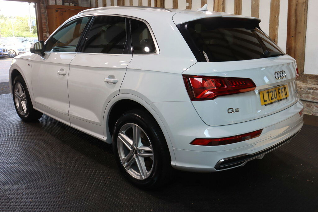 Audi Q5 2.0 Tfsi 45 S Line S Tronic Quattro Euro 6 S S 5 White #4
