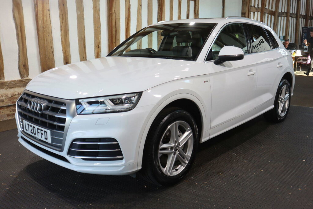 Audi Q5 2.0 Tfsi 45 S Line S Tronic Quattro Euro 6 S S 5 White #3