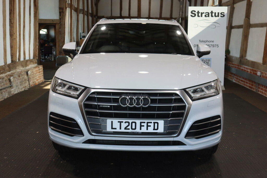 Audi Q5 2.0 Tfsi 45 S Line S Tronic Quattro Euro 6 S S 5 White #2