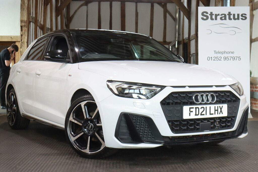 Audi A1 1.0 Tfsi 30 Black Edition Sportback Euro 6 S S 5 White