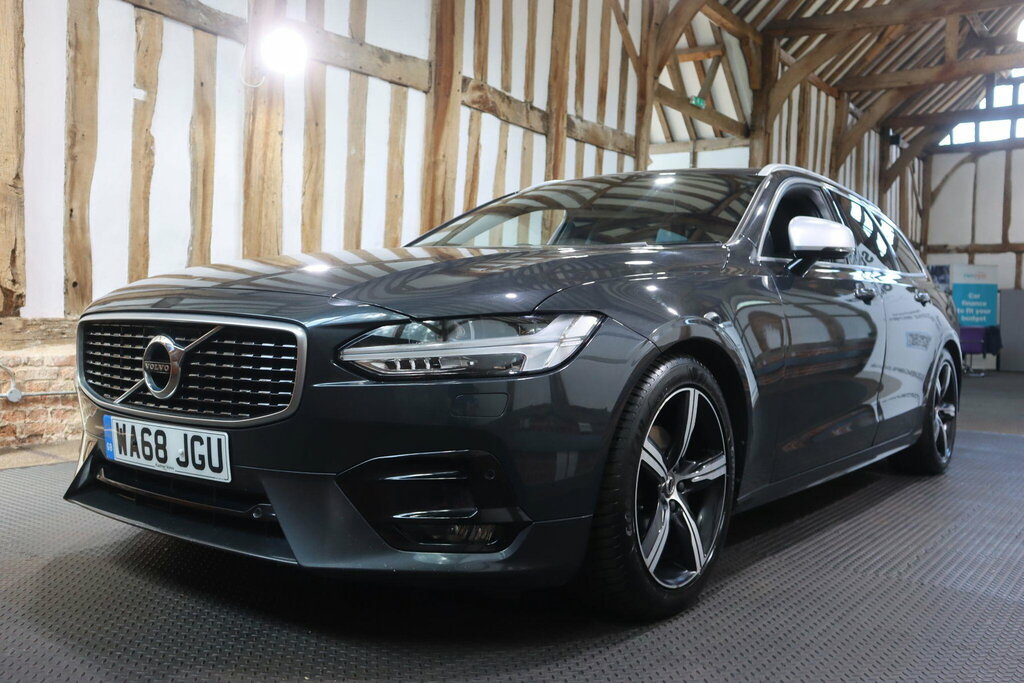 Volvo V90 300H Luxury Silver #9