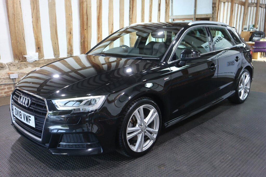 Audi A3 1.6 Tdi S Line Sportback Euro 6 S S Black #3