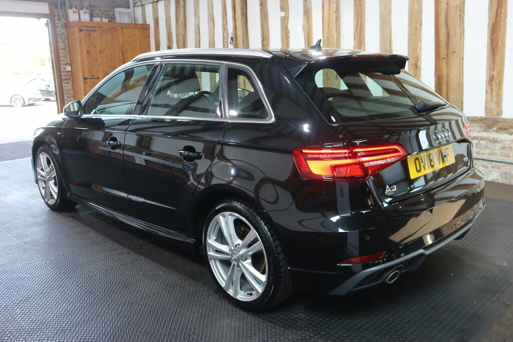 Audi A3 1.6 Tdi S Line Sportback Euro 6 S S Black #4