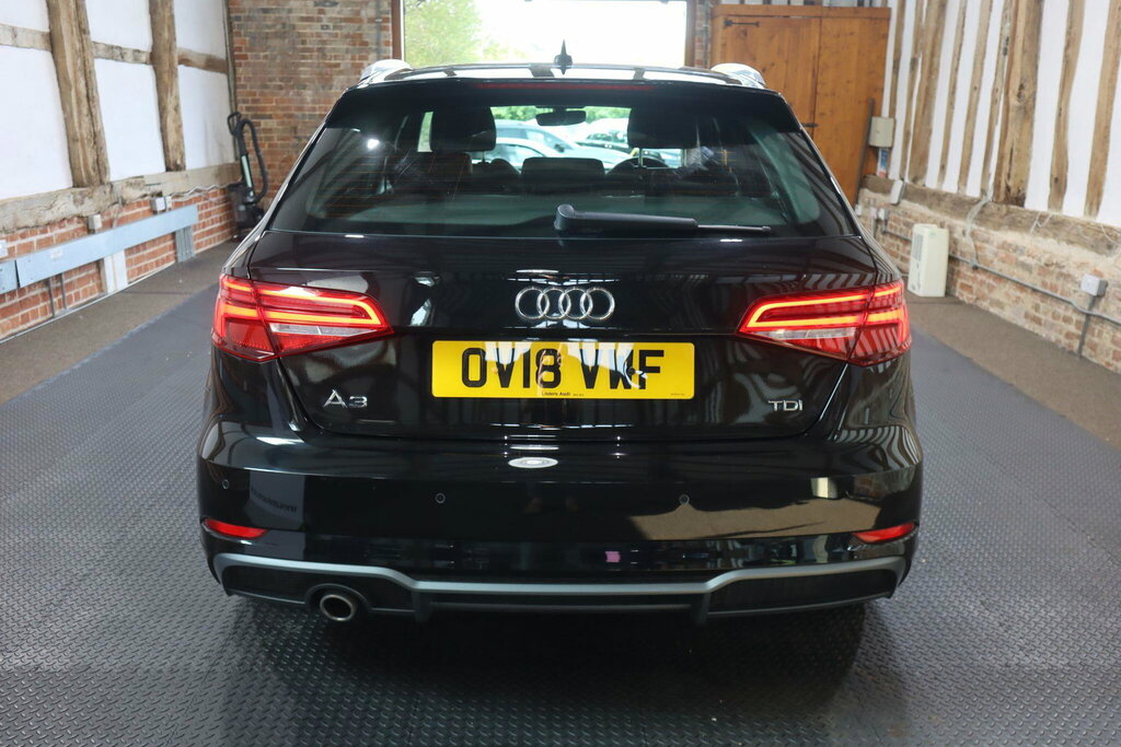 Audi A3 1.6 Tdi S Line Sportback Euro 6 S S Black #5