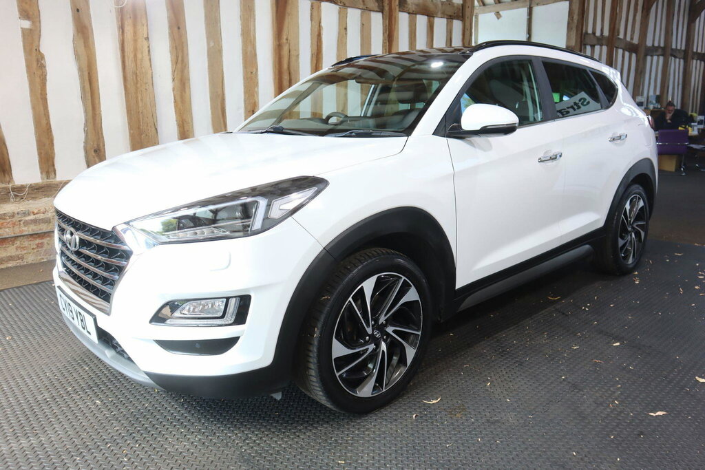 Hyundai Tucson 1.6 T-gdi Premium Se Dct Euro 6 S S White #3