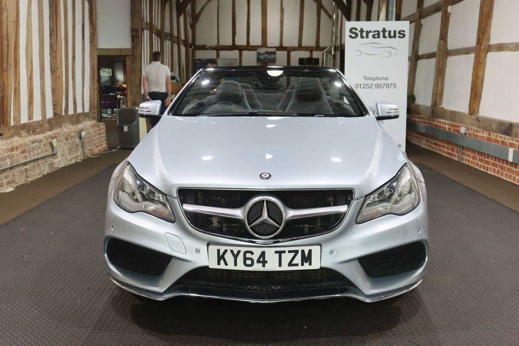 Mercedes-Benz E Class 3.0 E350d V6 Bluetec Amg Line Cabriolet G-tronic Silver #2