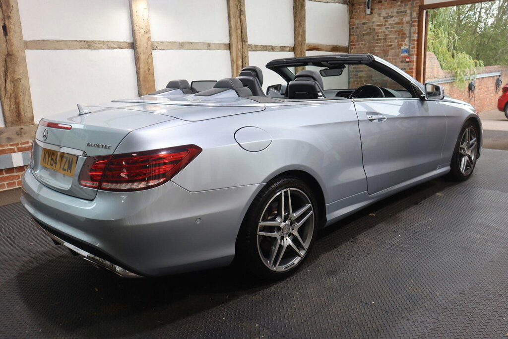 Mercedes-Benz E Class 3.0 E350d V6 Bluetec Amg Line Cabriolet G-tronic Silver #6