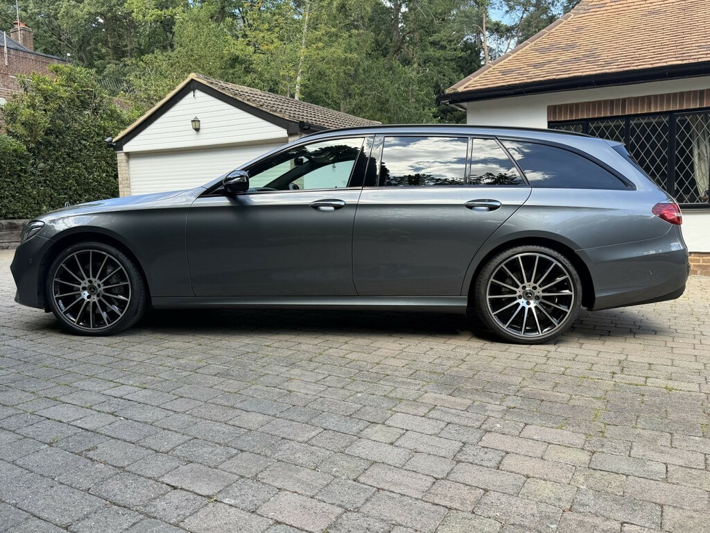 Mercedes-Benz E Class 2.9 E400d Amg Line Night Edition KN70VWK Grey #3