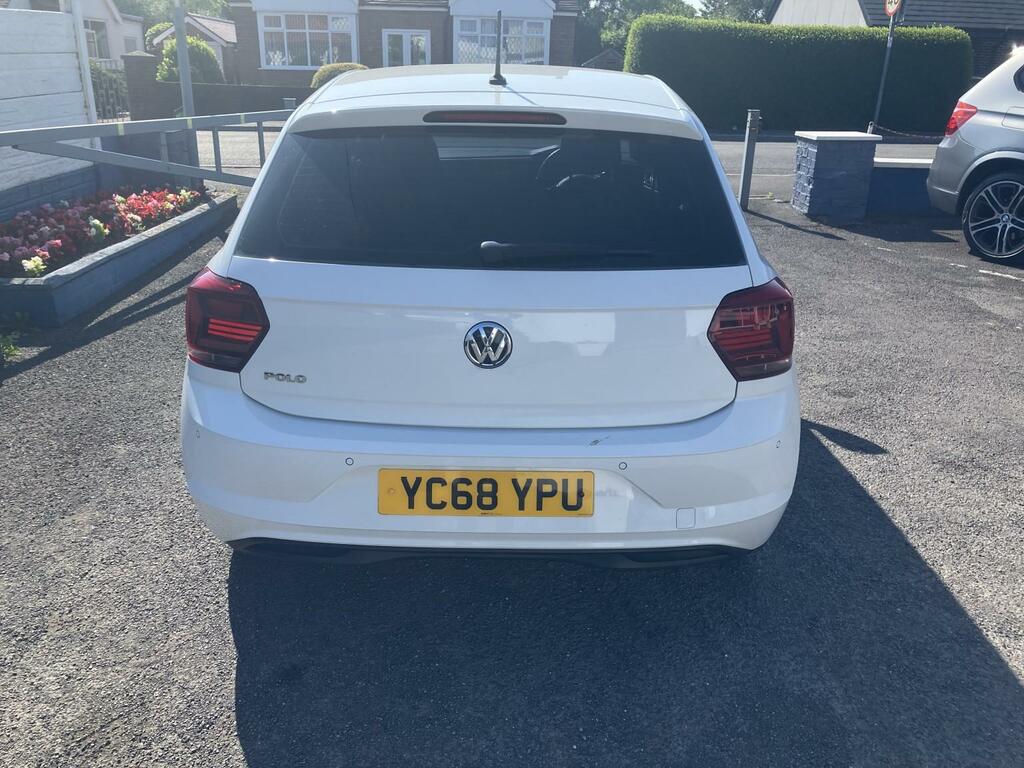Volkswagen Polo Hatchback 1.0 Se 201868 YC68YPU White #3