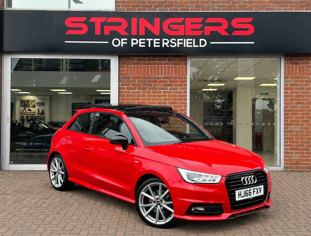 Audi A1 2016 1.4 Tfsi Cod Black Edition Hatchback Petr HJ66FXV Red