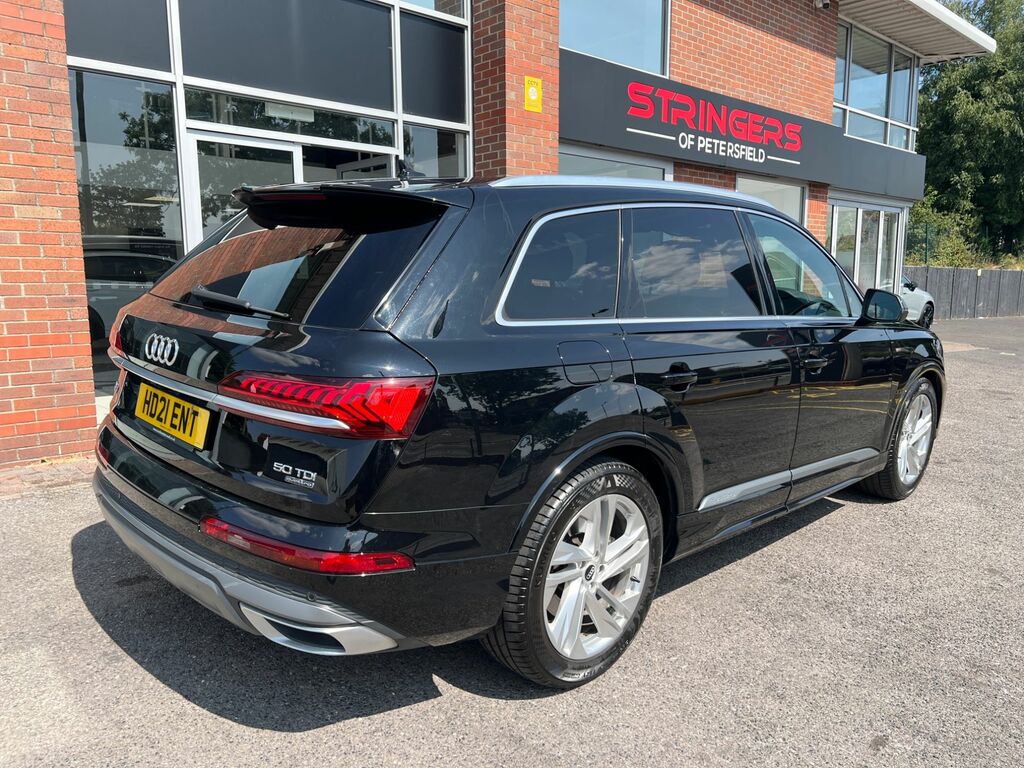 Audi Q7 2021 3.0 Tdi V6 50 S Line Suv Tiptronic Black #2