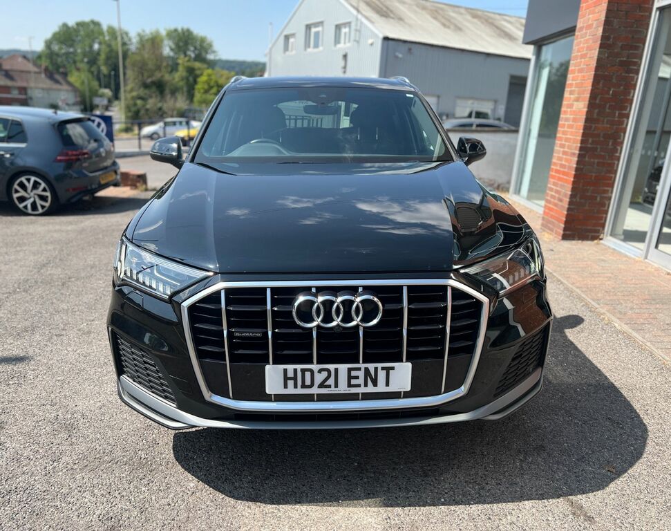 Audi Q7 2021 3.0 Tdi V6 50 S Line Suv Tiptronic Black #3