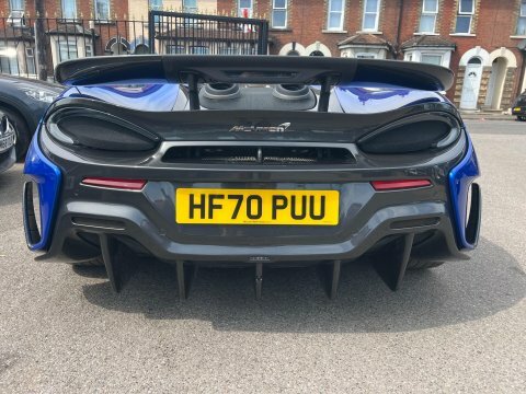 McLaren 600LT 3.8T V8 Spider HF70PUU Blue #4
