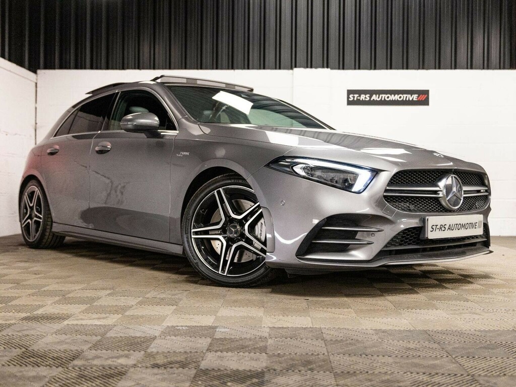 Mercedes-Benz A Class Hatchback 2.0 A35 Amg Premium Plus Spds Dct 4Mat Grey