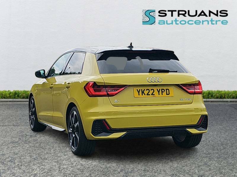 Audi A1 35 Tfsi Black Edition S Tronic Sportback YK22YPD Yellow #2