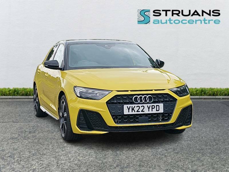Audi A1 35 Tfsi Black Edition S Tronic Sportback YK22YPD Yellow