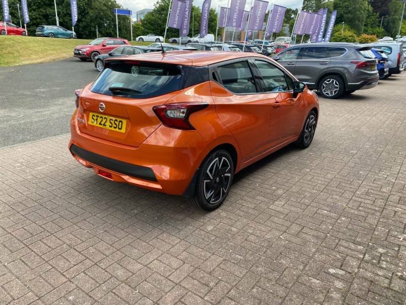 Nissan Micra Acenta 1.0 Ig-t 92 - 2022 22 ST22SSO Orange #4