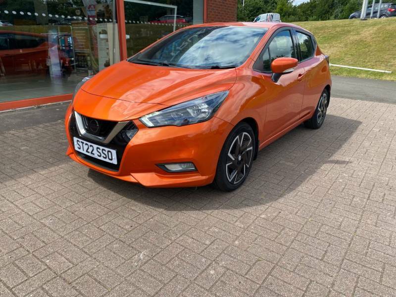 Nissan Micra Acenta 1.0 Ig-t 92 - 2022 22 ST22SSO Orange #2