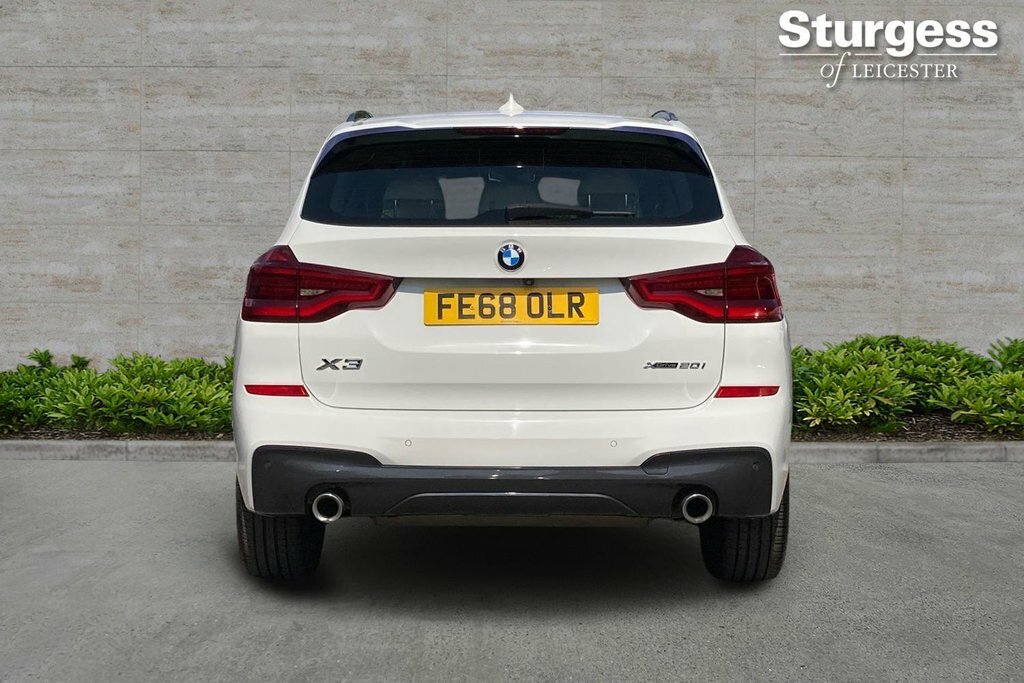 BMW X3 2L M Sport FE68OLR White #6