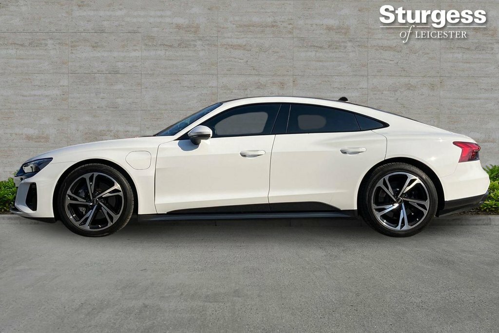Audi E Tron GT Saloon White #4
