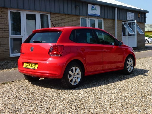 Volkswagen Polo 1.2 Match Edition Hatchback AO14XXD Red #4