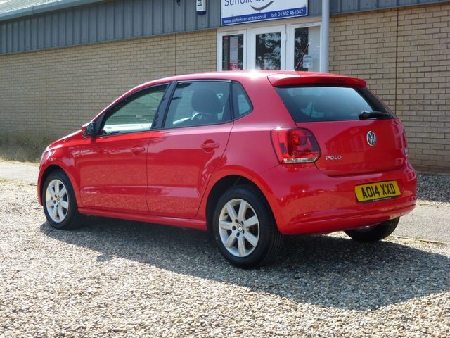 Volkswagen Polo 1.2 Match Edition Hatchback AO14XXD Red #5