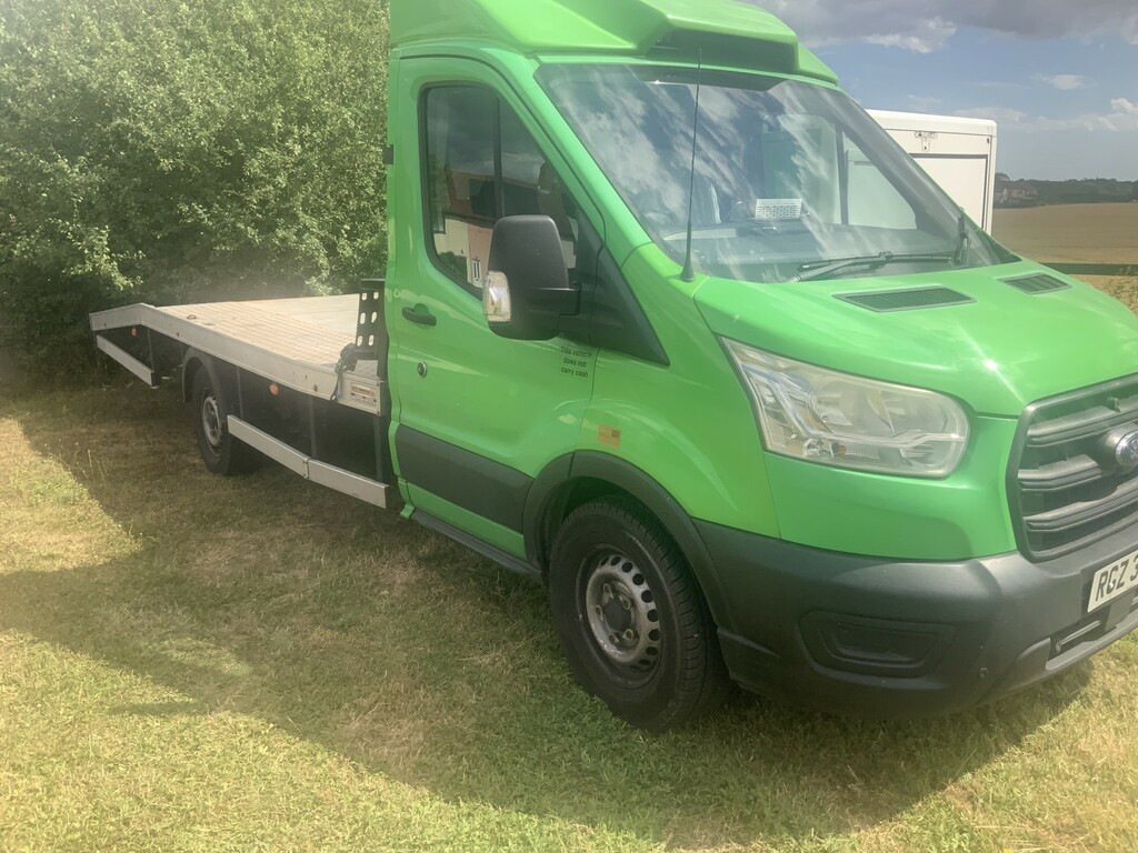 Ford Transit Custom 2.0 350 Ecoblue Leader Recovery Truck 2020 Green #2