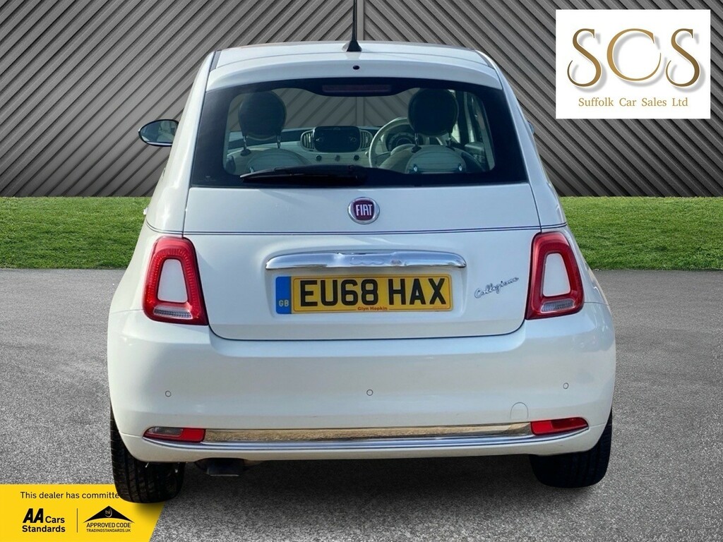 Fiat 500 Hatchback 1.2 1.2 69Hp Collezione 201868 EU68HAX White #6