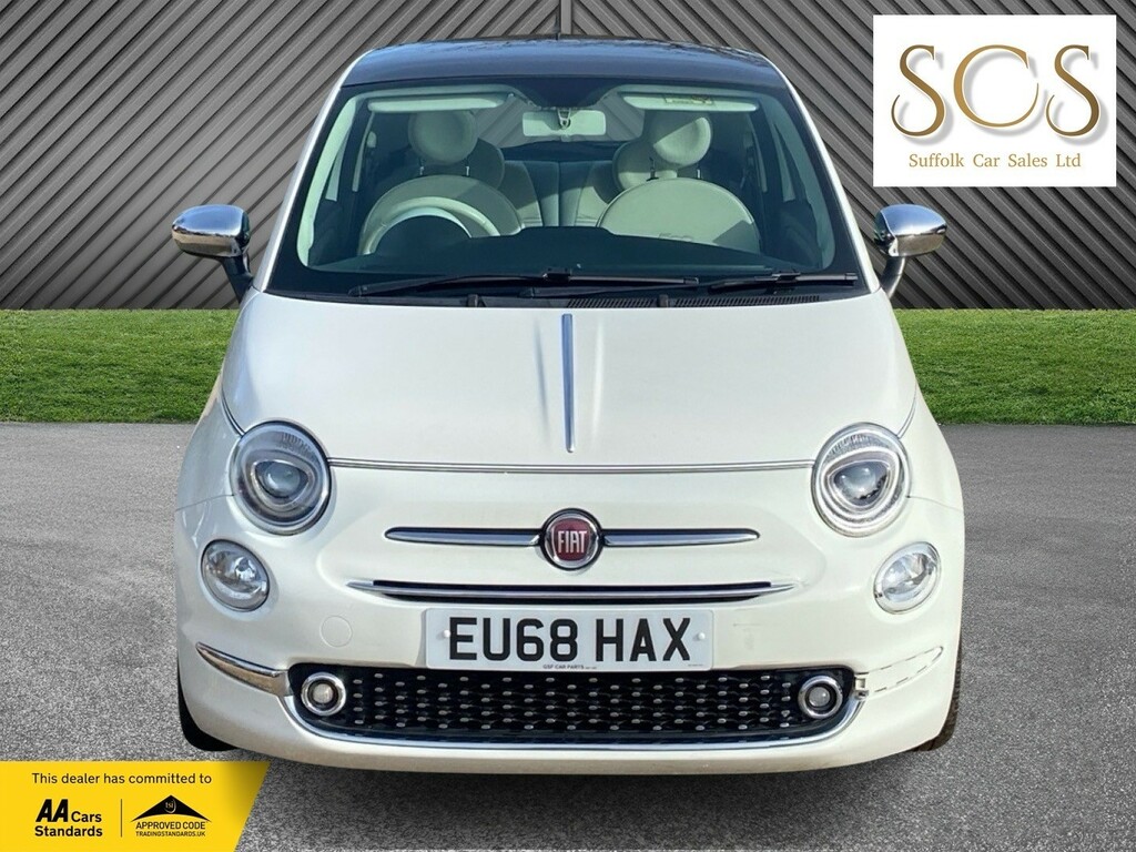 Fiat 500 Hatchback 1.2 1.2 69Hp Collezione 201868 EU68HAX White #2
